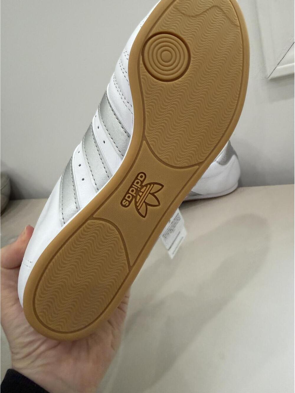 Adidas Taekwondo Lace W White and Silver Sneakers Size 8 US - Picture 13 of 15